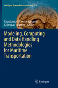 Modeling, Computing and Data Handling Methodologies for Maritime Transportation (Intelligent Systems Reference Library)
