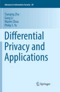 Differential Privacy and Applications (Advances in Information Security)