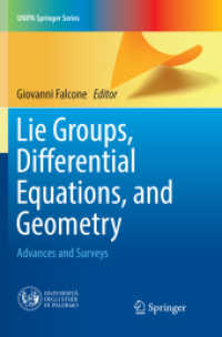 Lie Groups, Differential Equations, and Geometry : Advances and Surveys (Unipa Springer Series)