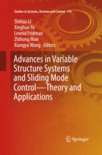 Advances in Variable Structure Systems and Sliding Mode Control—Theory and Applications (Studies in Systems, Decision and Control)