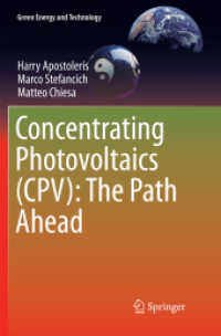 Concentrating Photovoltaics (CPV): the Path Ahead (Green Energy and Technology)