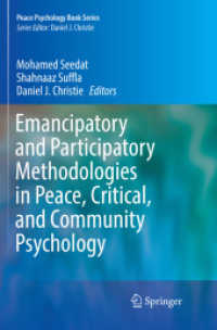 Emancipatory and Participatory Methodologies in Peace, Critical, and Community Psychology (Peace Psychology Book Series)