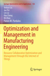 Optimization and Management in Manufacturing Engineering : Resource Collaborative Optimization and Management through the Internet of Things (Springer Optimization and Its Applications)