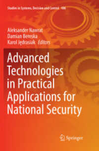 Advanced Technologies in Practical Applications for National Security (Studies in Systems, Decision and Control)