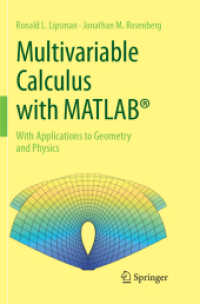 Multivariable Calculus with MATLAB® : With Applications to Geometry and Physics
