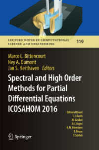 Spectral and High Order Methods for Partial Differential Equations ICOSAHOM 2016 : Selected Papers from the ICOSAHOM conference, June 27-July 1, 2016, Rio de Janeiro, Brazil (Lecture Notes in Computational Science and Engineering)