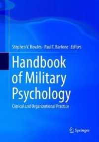 Handbook of Military Psychology : Clinical and Organizational Practice