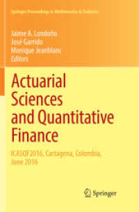 Actuarial Sciences and Quantitative Finance : ICASQF2016, Cartagena, Colombia, June 2016 (Springer Proceedings in Mathematics & Statistics)