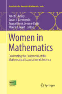 Women in Mathematics : Celebrating the Centennial of the Mathematical Association of America (Association for Women in Mathematics Series)