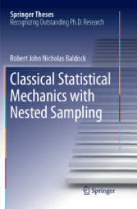 Classical Statistical Mechanics with Nested Sampling (Springer Theses)