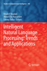 Intelligent Natural Language Processing: Trends and Applications (Studies in Computational Intelligence)