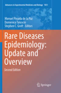 Rare Diseases Epidemiology: Update and Overview (Advances in Experimental Medicine and Biology) （2ND）