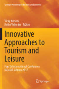 Innovative Approaches to Tourism and Leisure : Fourth International Conference IACuDiT, Athens 2017 (Springer Proceedings in Business and Economics)