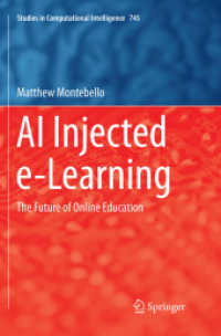AI Injected e-Learning : The Future of Online Education (Studies in Computational Intelligence)
