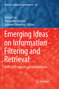 Emerging Ideas on Information Filtering and Retrieval : DART 2013: Revised and Invited Papers (Studies in Computational Intelligence)