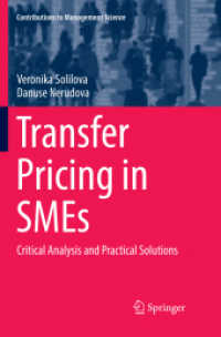 Transfer Pricing in SMEs : Critical Analysis and Practical Solutions (Contributions to Management Science)