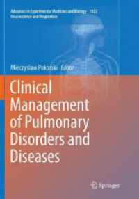 Clinical Management of Pulmonary Disorders and Diseases (Advances in Experimental Medicine and Biology)