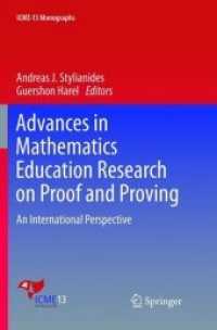 Advances in Mathematics Education Research on Proof and Proving : An International Perspective (Icme-13 Monographs)