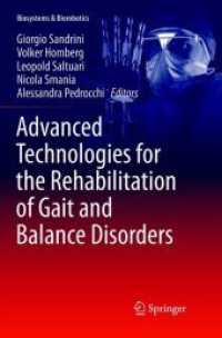 Advanced Technologies for the Rehabilitation of Gait and Balance Disorders (Biosystems & Biorobotics)