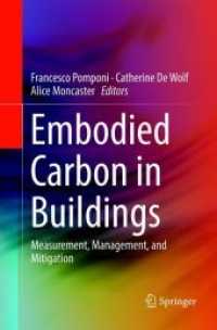 Embodied Carbon in Buildings : Measurement, Management, and Mitigation