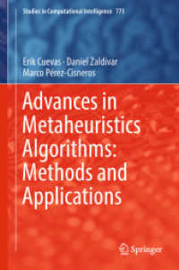 Advances in Metaheuristics Algorithms: Methods and Applications (Studies in Computational Intelligence)