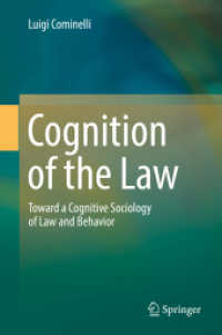 Cognition of the Law : Toward a Cognitive Sociology of Law and Behavior （2018）