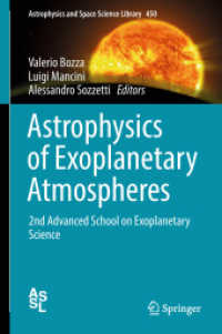 Astrophysics of Exoplanetary Atmospheres : 2nd Advanced School on Exoplanetary Science (Astrophysics and Space Science Library) （2018）