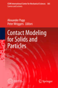 Contact Modeling for Solids and Particles (Cism International Centre for Mechanical Sciences)