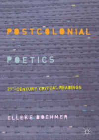 Postcolonial Poetics : 21st-Century Critical Readings