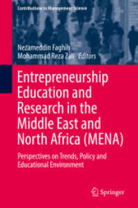 Entrepreneurship Education and Research in the Middle East and North Africa (MENA) : Perspectives on Trends, Policy and Educational Environment (Contributions to Management Science)