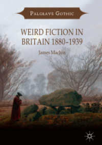 Weird Fiction in Britain 1880-1939 (Palgrave Gothic)