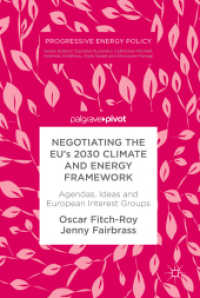 Negotiating the EU's 2030 Climate and Energy Framework : Agendas, Ideas and European Interest Groups (Progressive Energy Policy)