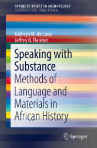 Speaking with Substance : Methods of Language and Materials in African History (Contributions from Africa)