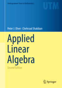 Applied Linear Algebra (Undergraduate Texts in Mathematics) （2ND）