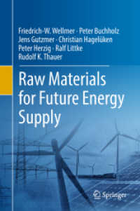 Raw Materials for Future Energy Supply