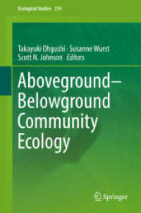 Aboveground-Belowground Community Ecology (Ecological Studies)
