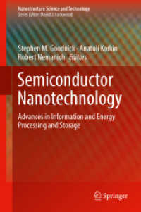 Semiconductor Nanotechnology : Advances in Information and Energy Processing and Storage (Nanostructure Science and Technology) （2018）