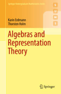 Algebras and Representation Theory (Springer Undergraduate Mathematics Series)