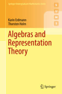 Algebras and Representation Theory (Springer Undergraduate Mathematics Series) （2018）