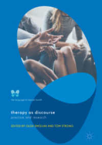 Therapy as Discourse : Practice and Research (The Language of Mental Health)