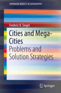 Cities and Mega-Cities : Problems and Solution Strategies (Springerbriefs in Geography) （2019）