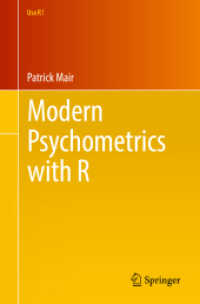 R心理測定法入門<br>Modern Psychometrics with R (Use R!)