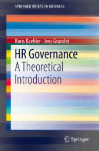 HR Governance : A Theoretical Introduction (Springerbriefs in Business)