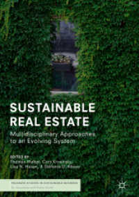 Sustainable Real Estate : Multidisciplinary Approaches to an Evolving System (Palgrave Studies in Sustainable Business in Association with Future Earth)