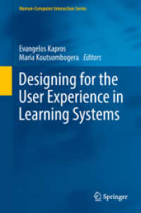 Designing for the User Experience in Learning Systems (Human-computer Interaction Series) （2018）