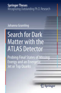 Search for Dark Matter with the ATLAS Detector : Probing Final States of Missing Energy and an Energetic Jet or Top Quarks (Springer Theses)