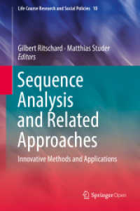Sequence Analysis and Related Approaches : Innovative Methods and Applications (Life Course Research and Social Policies) （2018）