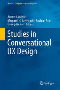 Studies in Conversational UX Design (Human-computer Interaction Series)