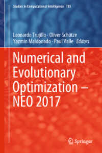 Numerical and Evolutionary Optimization - NEO 2017 (Studies in Computational Intelligence)
