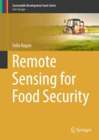 Remote Sensing for Food Security (Sustainable Development Goals Series) （2019）